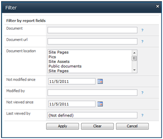 Forgotten documents in SharePoint