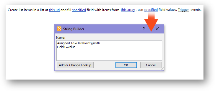 Create List Items from Array