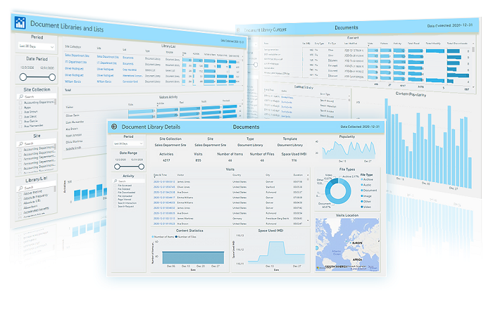 Reports in Analytics for SharePoint Online