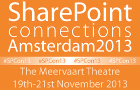 SharePoint Connections Amsterdam 2013