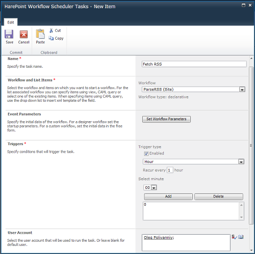 sharepoint scheduled workflow publishing news from rss feeds with sharepoint workflow sharepoint scheduled workflow publishing news from rss feeds with sharepoint workflow