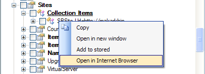 Open in Internet Browser